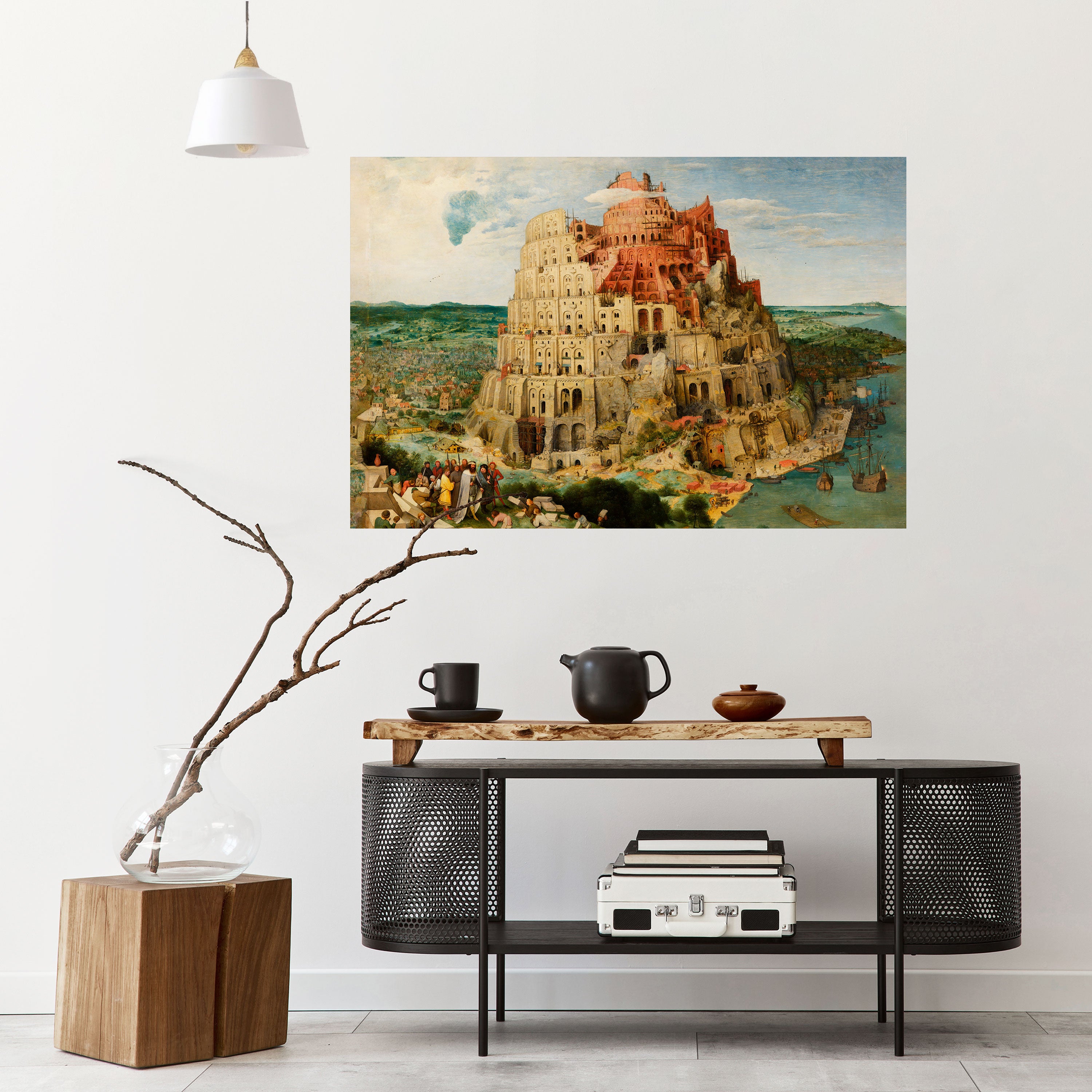 ECOS DE AMBICIÓN Póster horizontal autoadhesivo