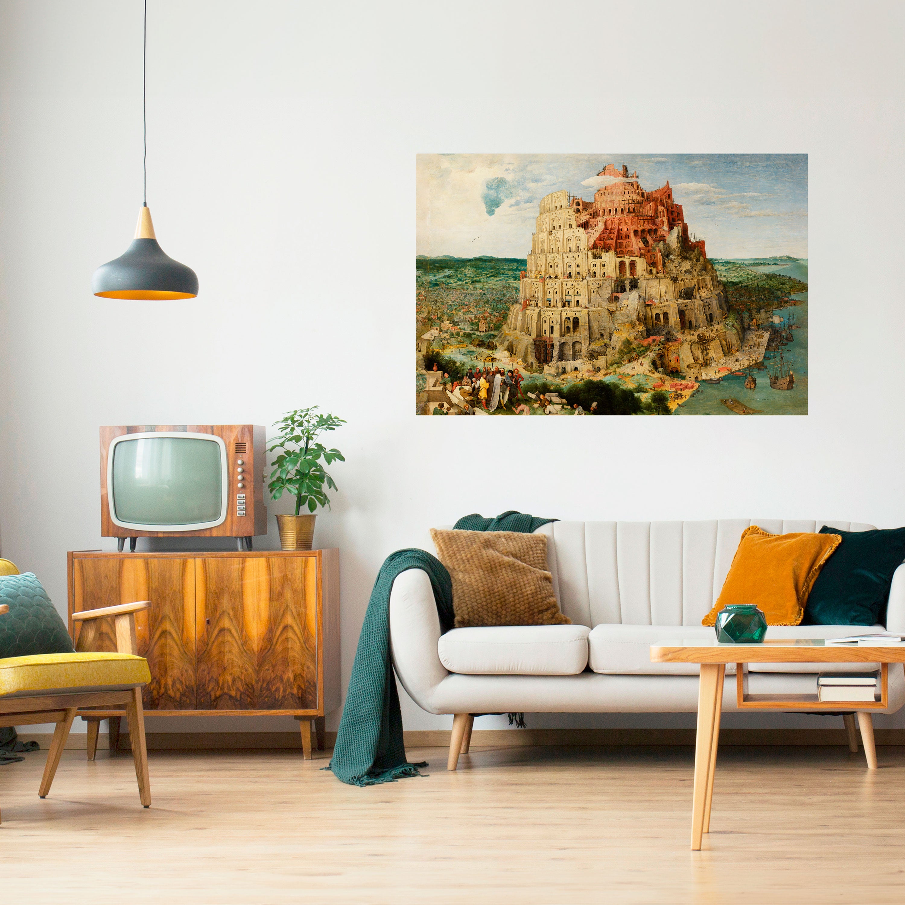 ECOS DE AMBICIÓN Póster horizontal autoadhesivo