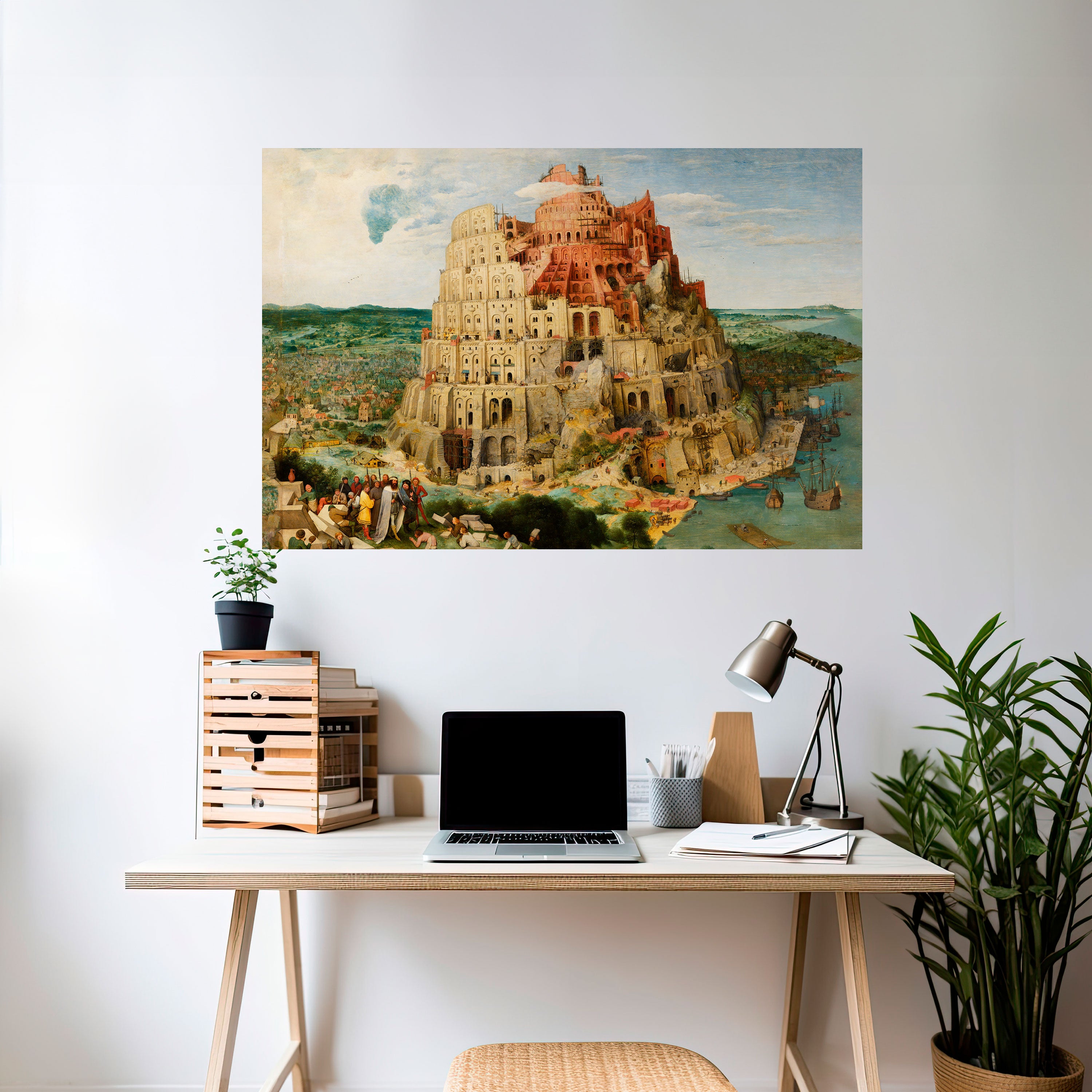 ECOS DE AMBICIÓN Póster horizontal autoadhesivo