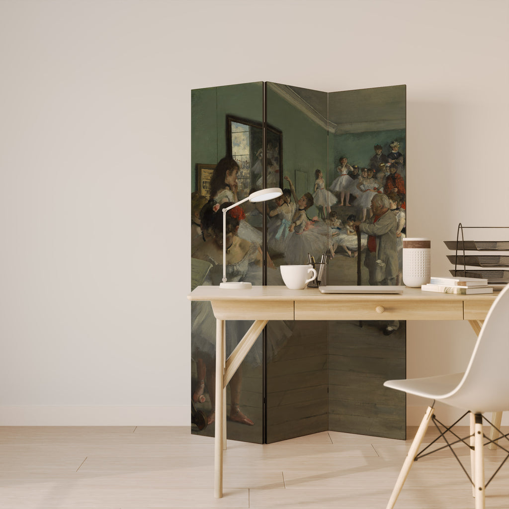 THE DANCE CLASS Biombo de 3 paneles