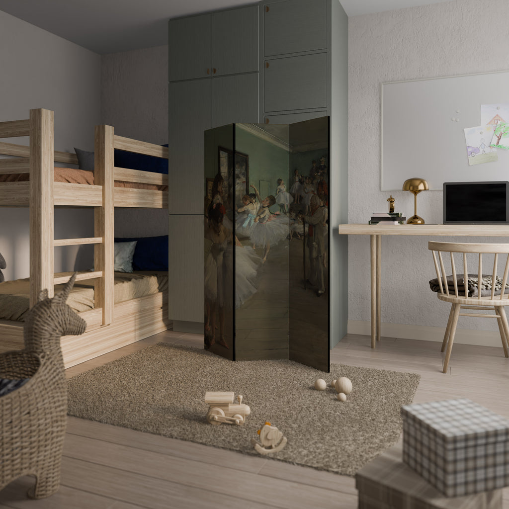 THE DANCE CLASS Biombo de 3 paneles