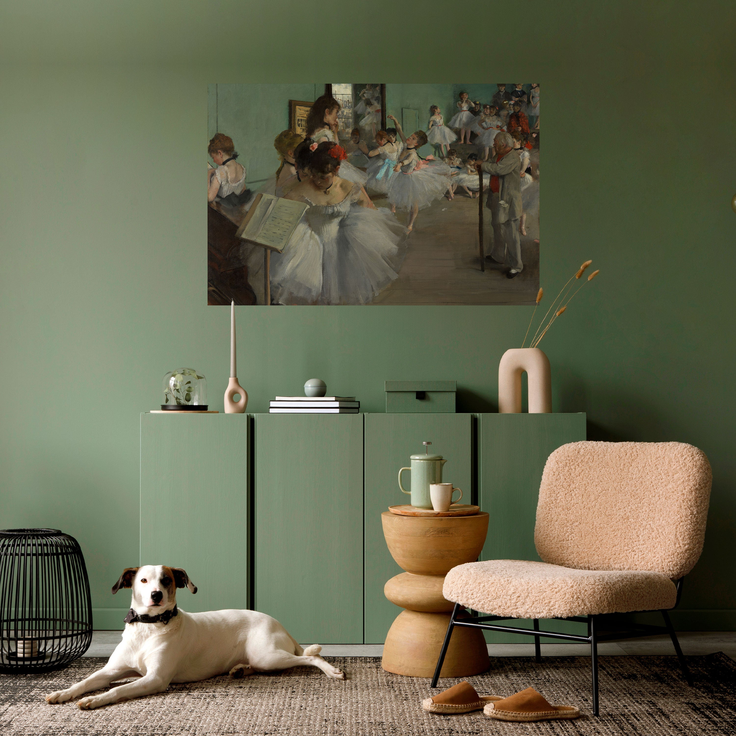 Póster horizontal autoadhesivo LA CLASE DE BAILE