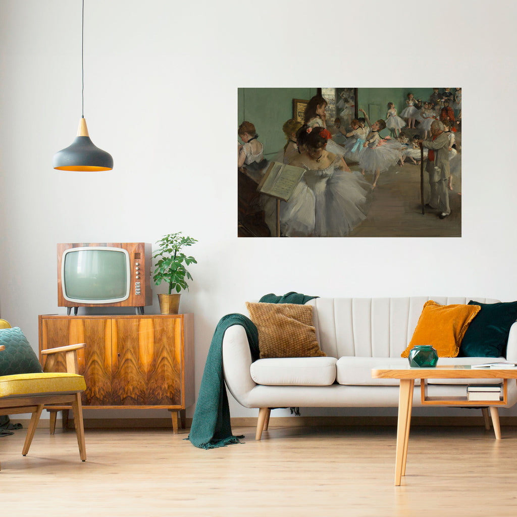 Póster horizontal autoadhesivo LA CLASE DE BAILE