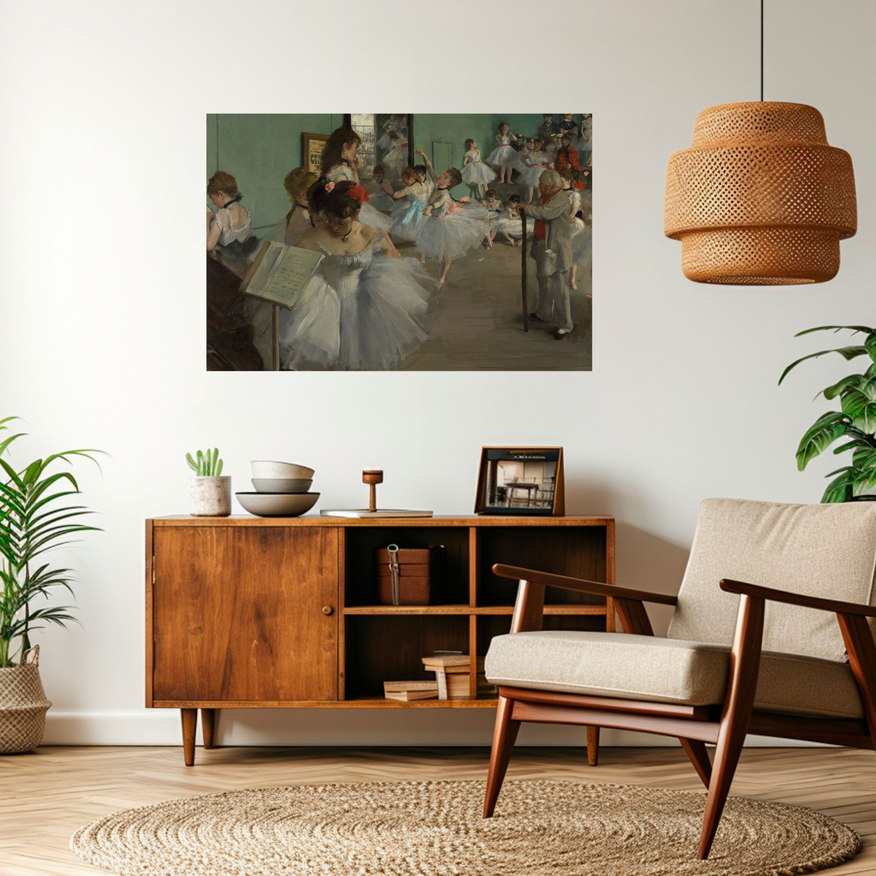 Póster horizontal autoadhesivo LA CLASE DE BAILE