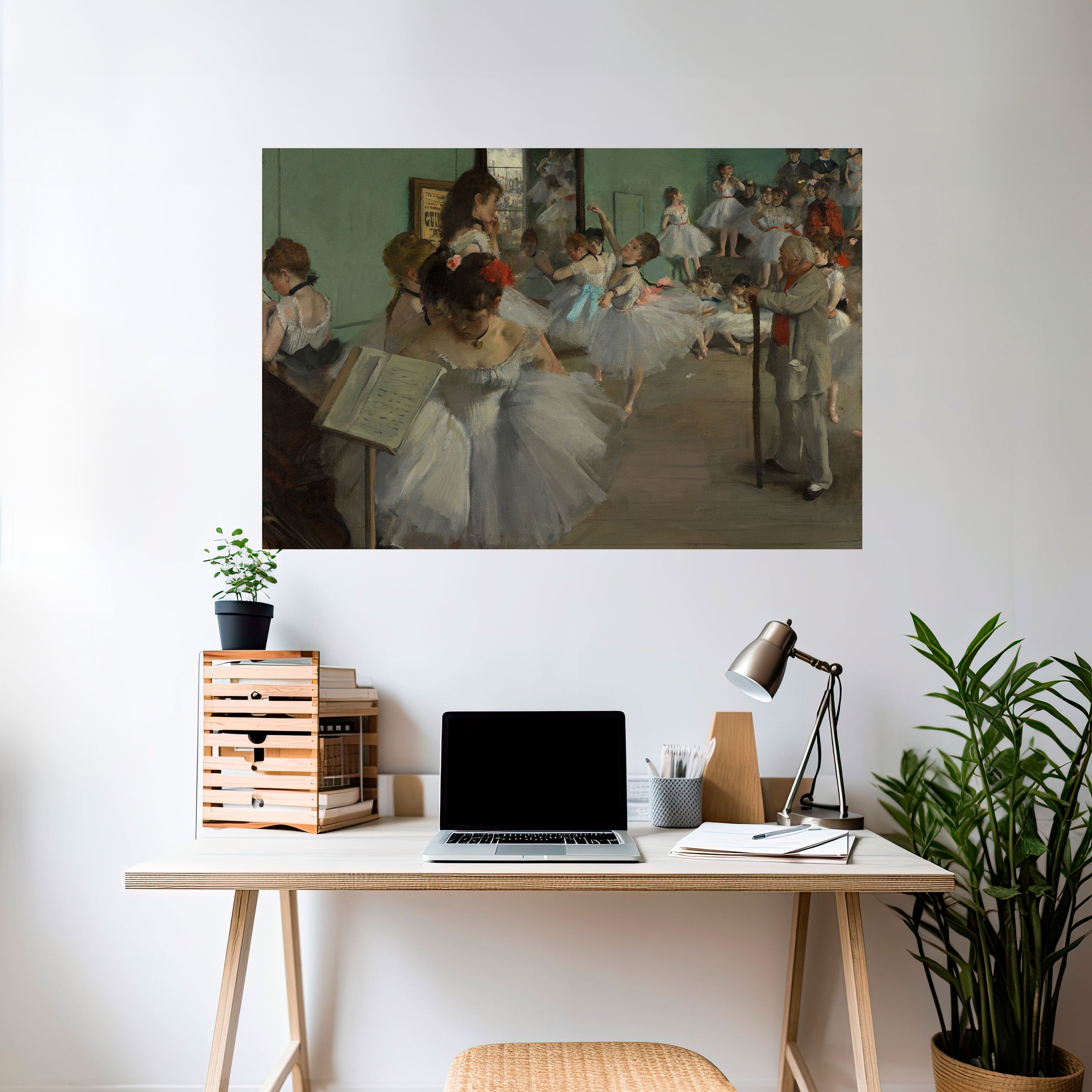 Póster horizontal autoadhesivo LA CLASE DE BAILE