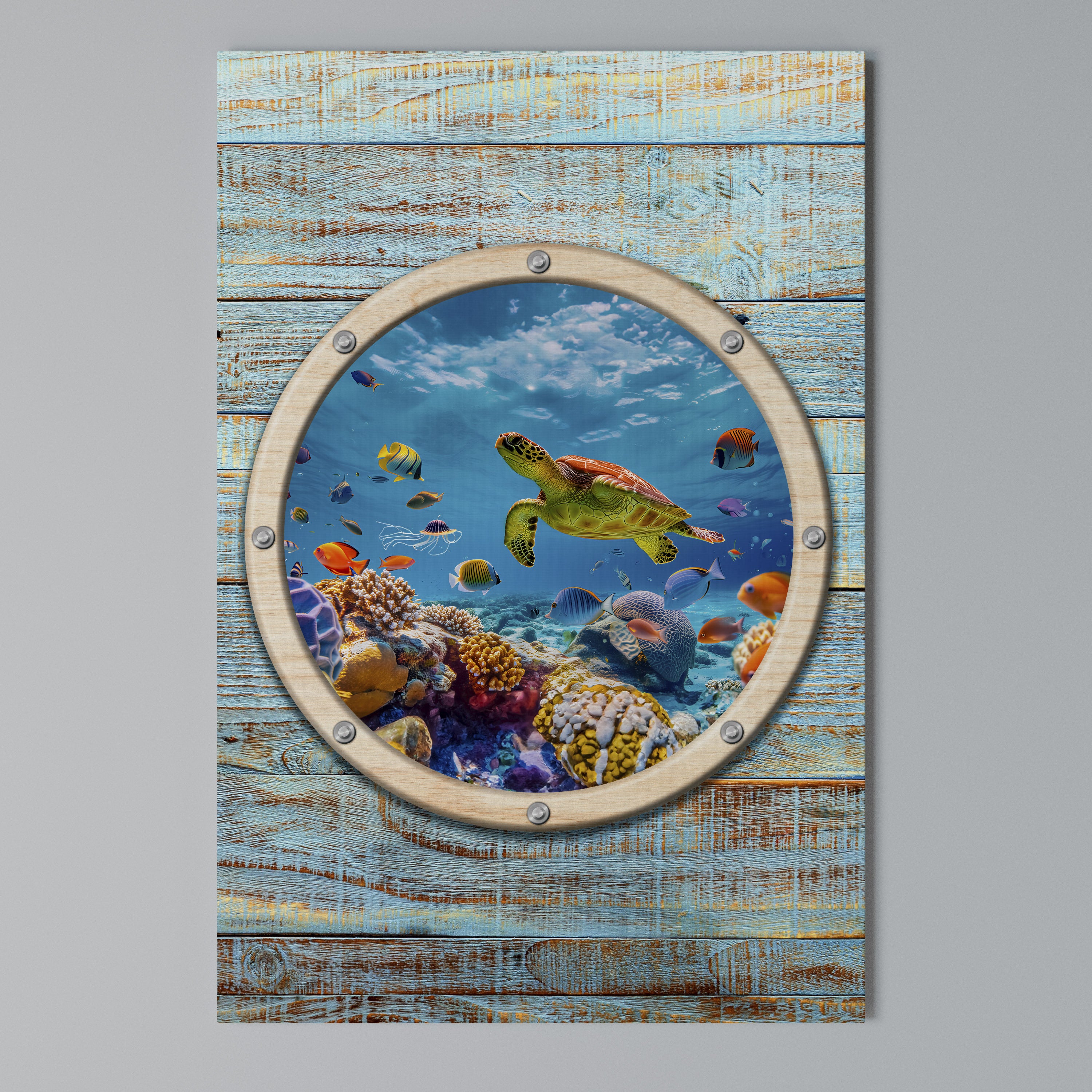 AQUA ADVENTURE Vertical Canvas Print