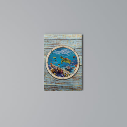 AQUA ADVENTURE Vertical Canvas Print