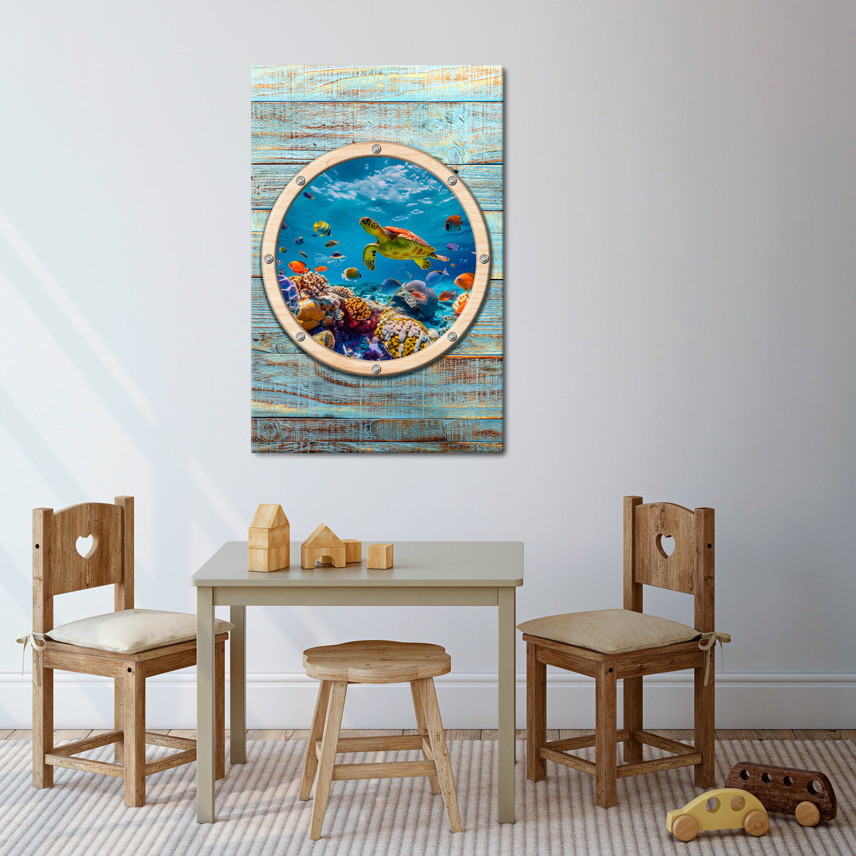 AQUA ADVENTURE Vertical Canvas Print