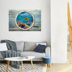 AQUA ADVENTURE Póster Horizontal Adhesivo