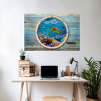 AQUA ADVENTURE Póster Horizontal Adhesivo