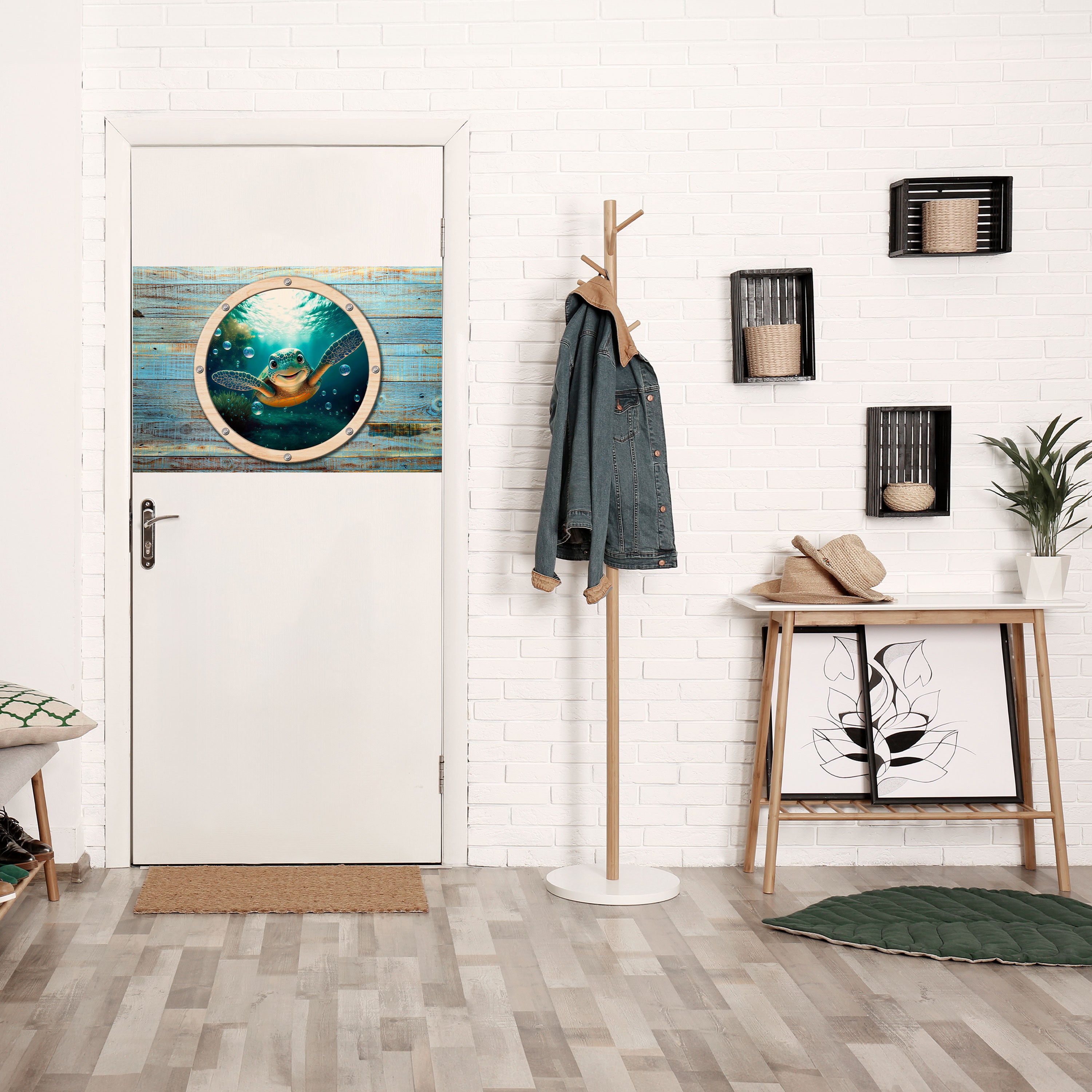 Póster horizontal autoadhesivo "ALEGRÍA COSTERA"