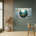 SEASIDE JOY Peel and Stick Horizontal Poster