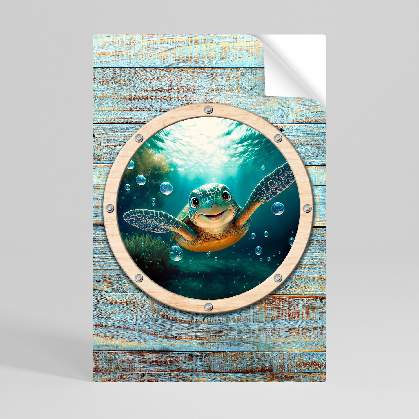 SEASIDE JOY Póster adhesivo vertical