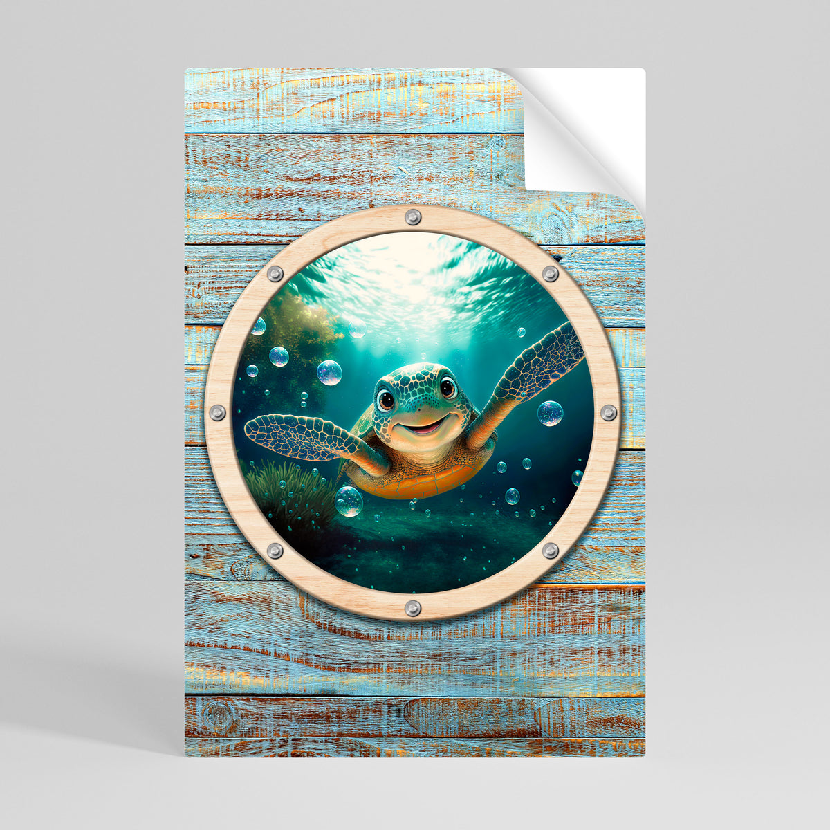 SEASIDE JOY Póster adhesivo vertical