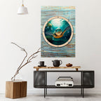 SEASIDE JOY Póster Vertical Adhesivo