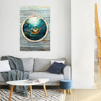 SEASIDE JOY Póster Vertical Adhesivo