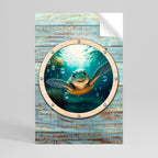 SEASIDE JOY Póster Vertical Adhesivo