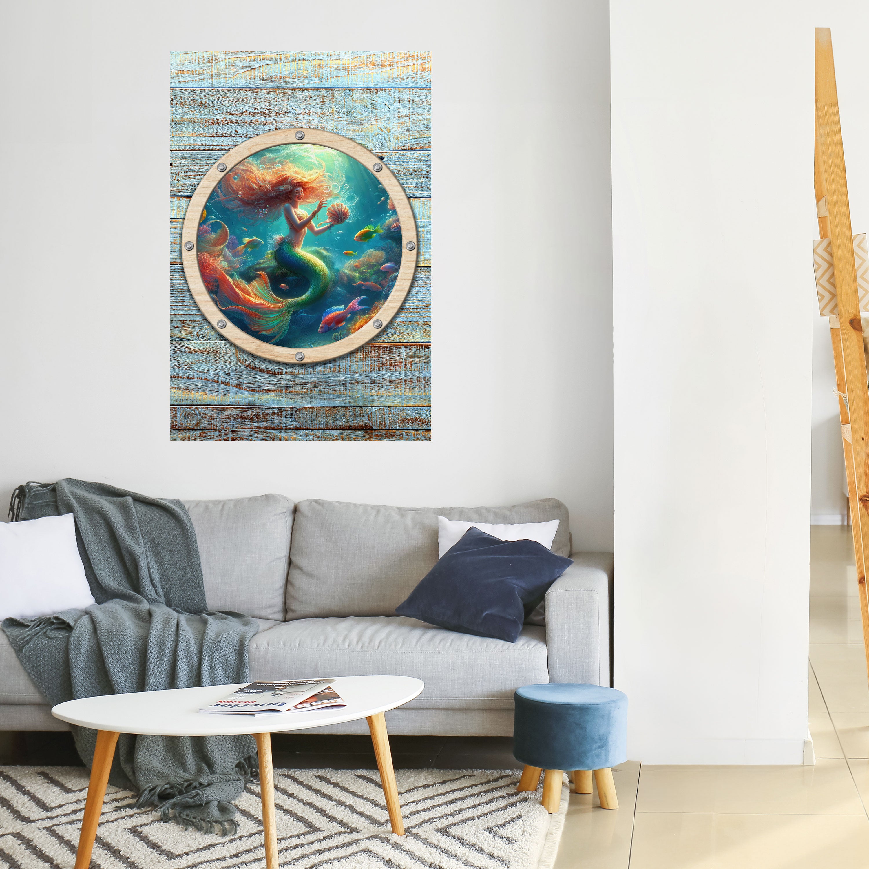 MERMAID DREAMS Peel and Stick Vertical Poster