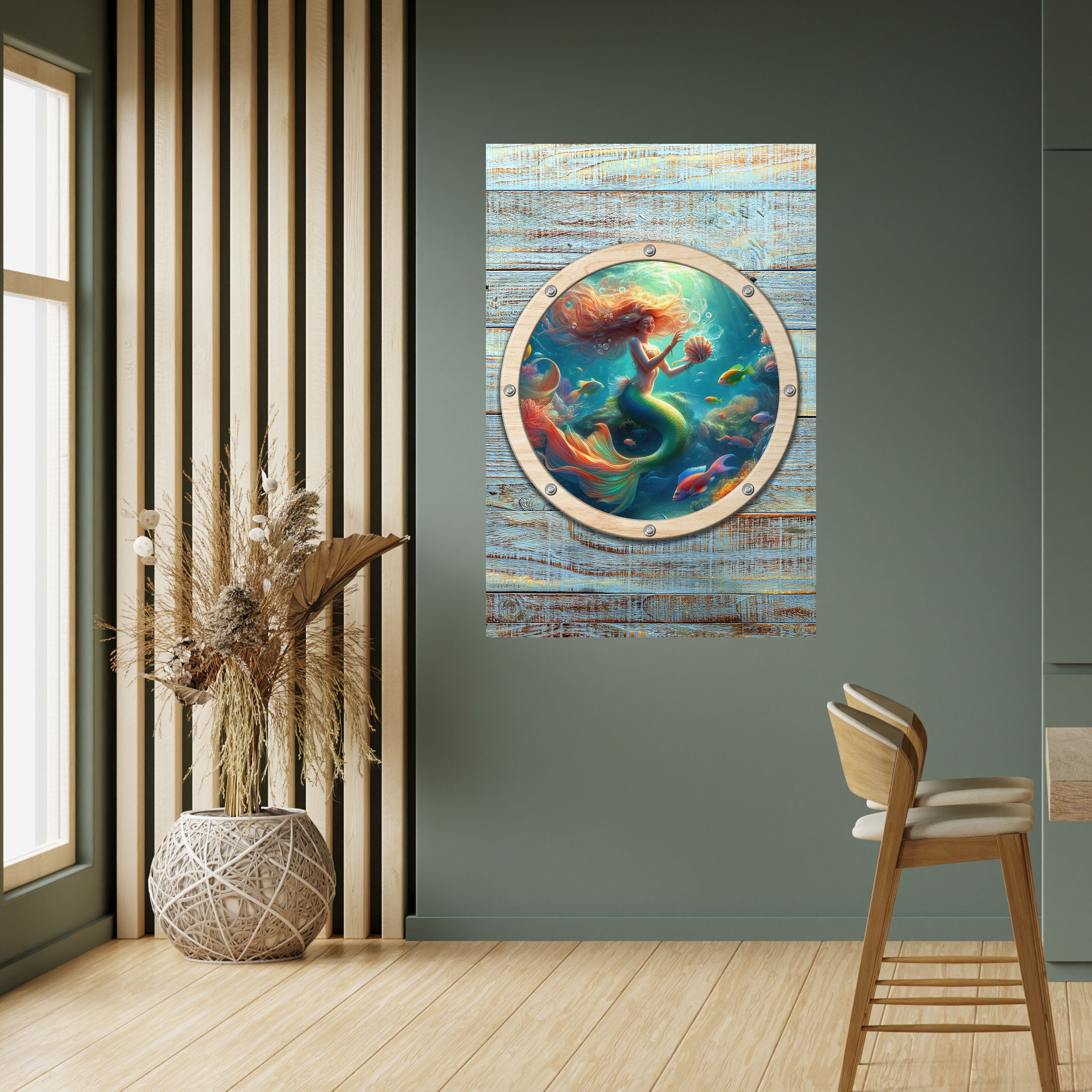 MERMAID DREAMS Peel and Stick Vertical Poster