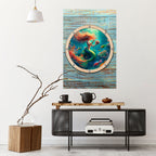 MERMAID DREAMS Póster Vertical Adhesivo