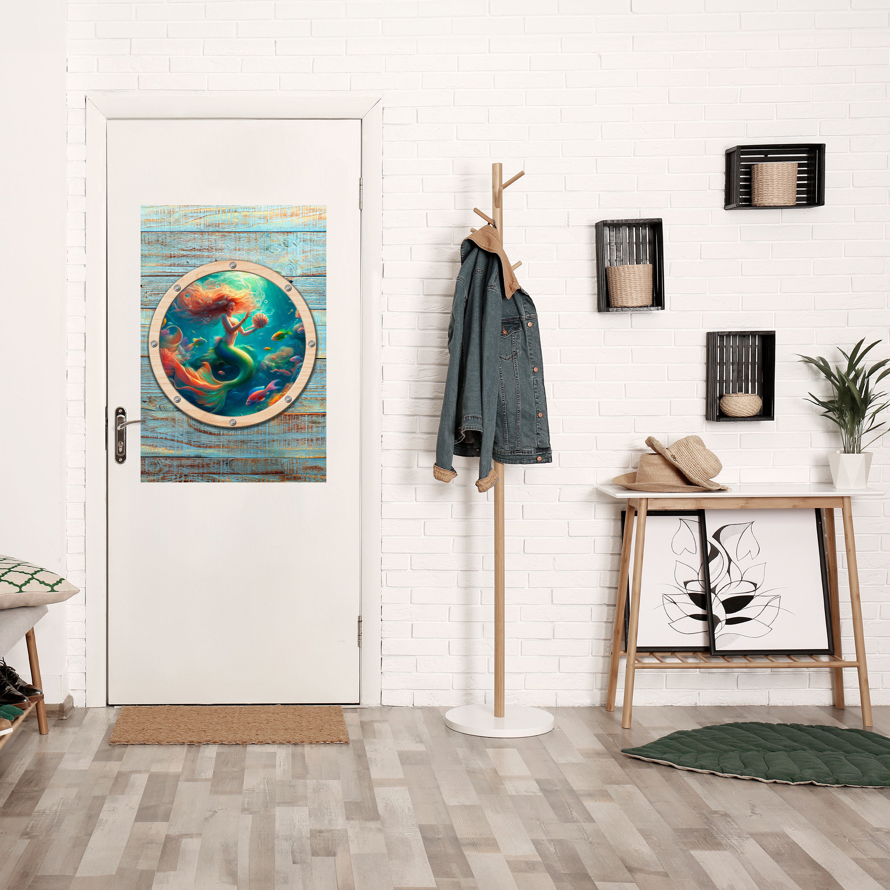 MERMAID DREAMS Peel and Stick Vertical Poster