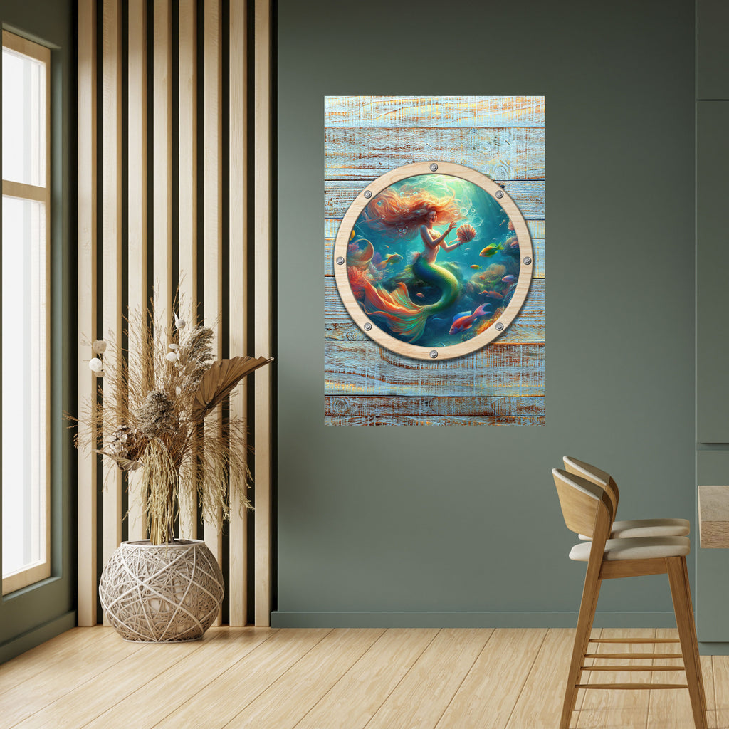 MERMAID DREAMS Peel and Stick Vertical Poster