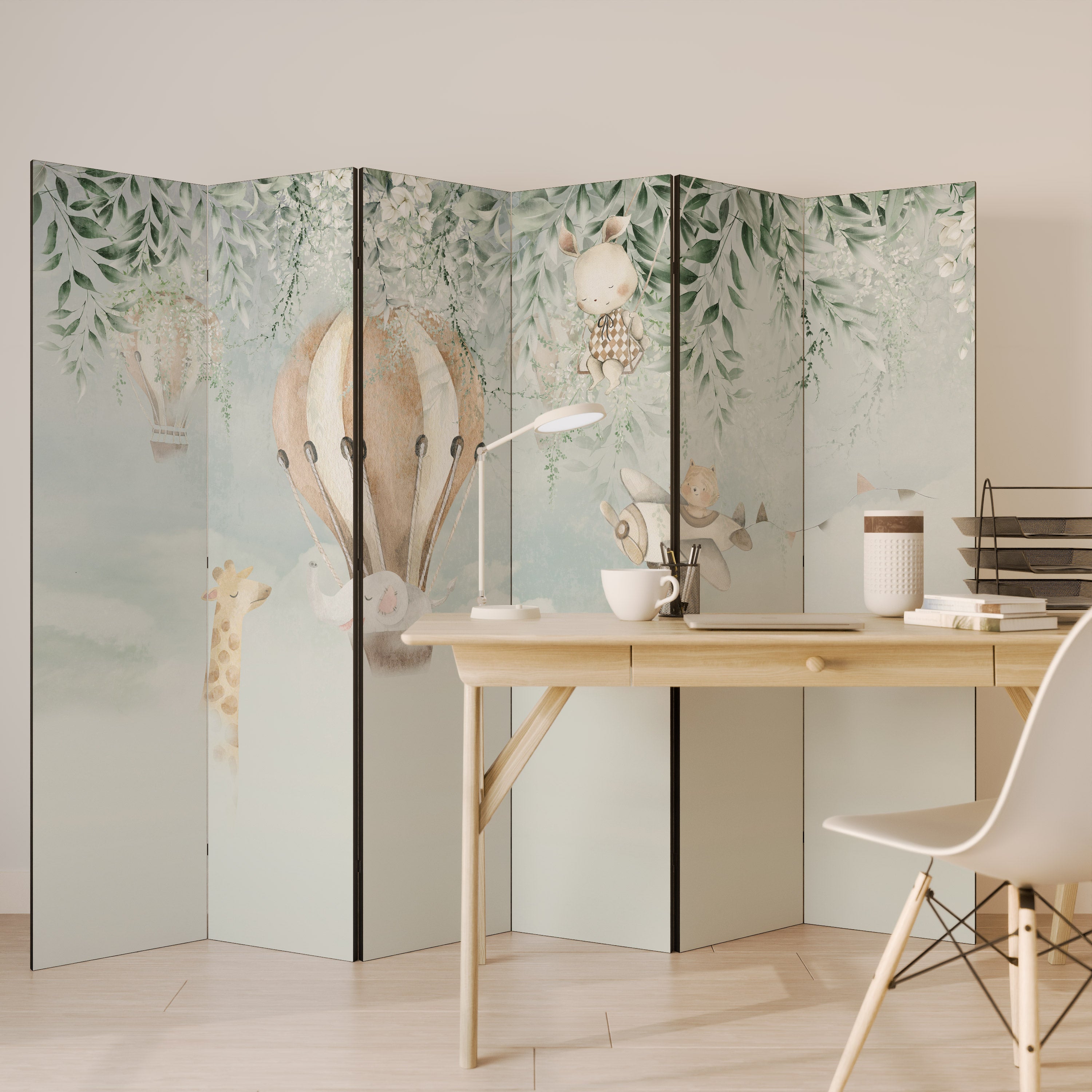 Divisor de ambientes decorativo de 6 paneles SWEET DREAMS