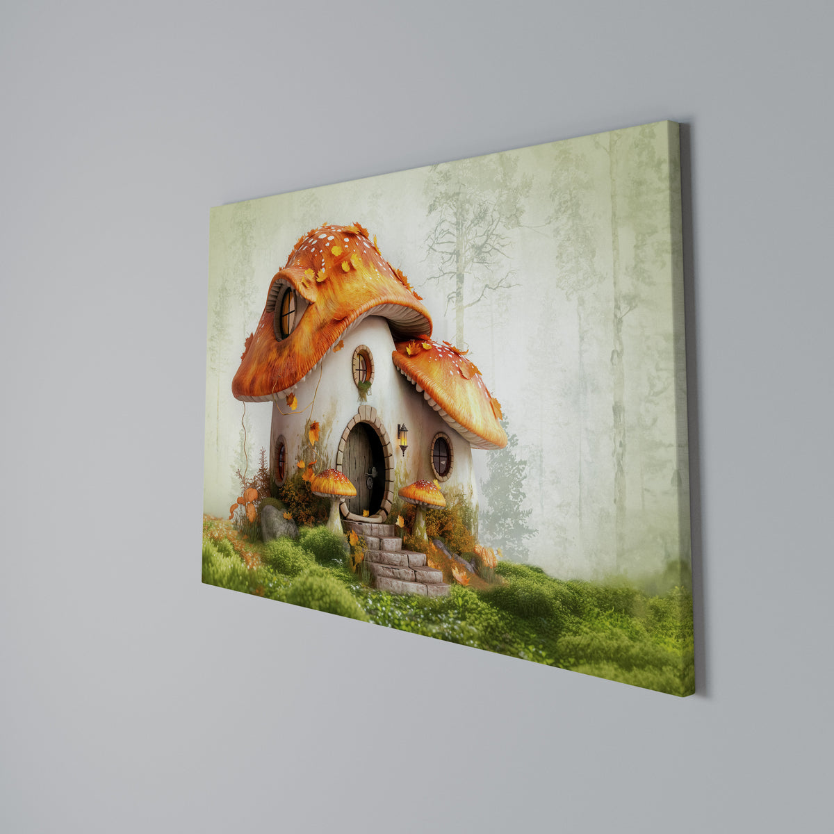 MYSTIC TOADSTOOL Cuadro en lienzo horizontal