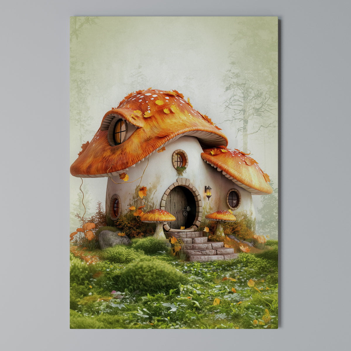 MYSTIC TOADSTOOL Cuadro en lienzo vertical