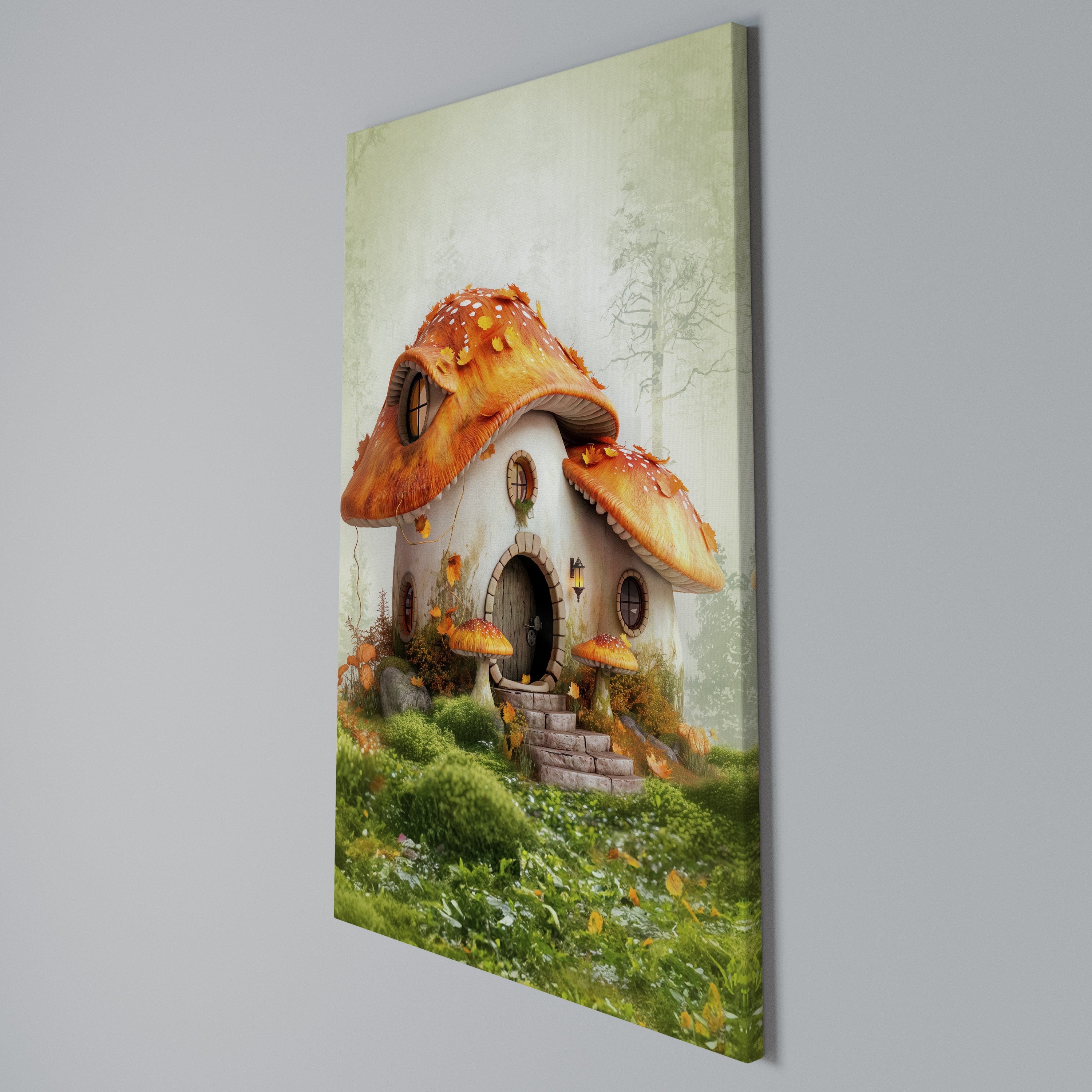 MYSTIC TOADSTOOL Cuadro en lienzo vertical