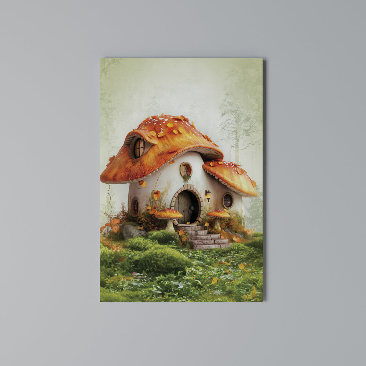 MYSTIC TOADSTOOL Cuadro en lienzo vertical