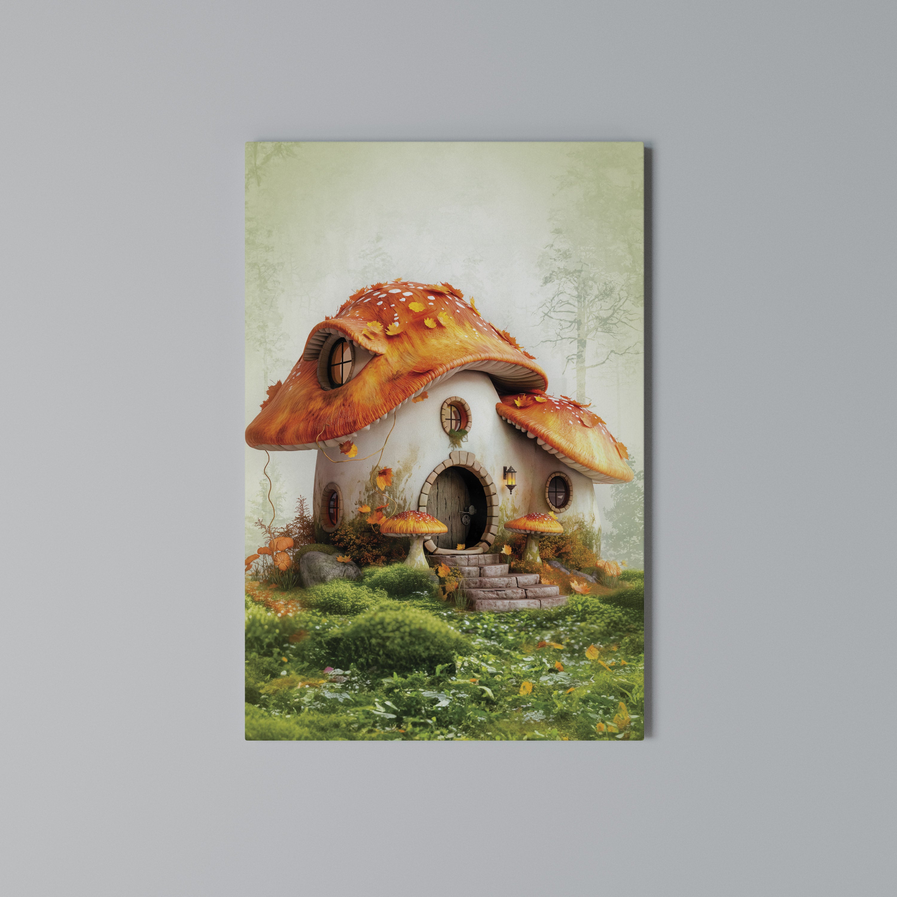 MYSTIC TOADSTOOL Vertical Canvas Print