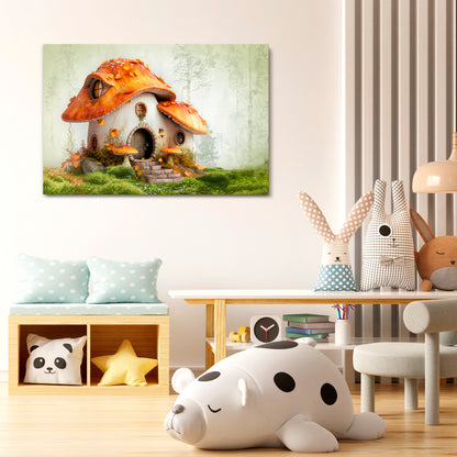 MYSTIC TOADSTOOL Cuadro en lienzo horizontal