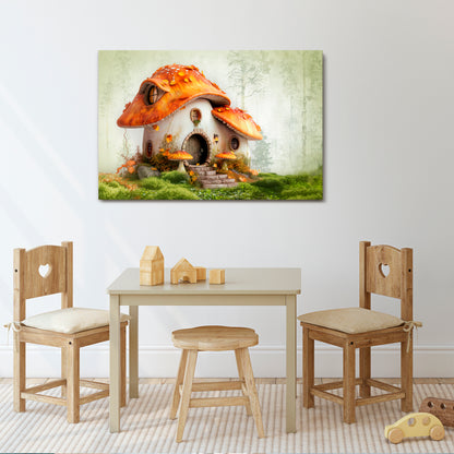 MYSTIC TOADSTOOL Cuadro en lienzo horizontal