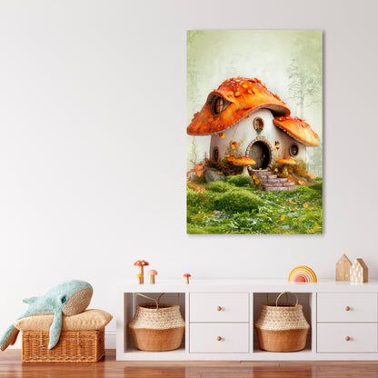 MYSTIC TOADSTOOL Cuadro en lienzo vertical