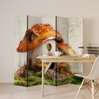 MYSTIC TOADSTOOL Biombo Decorativo de 5 Paneles