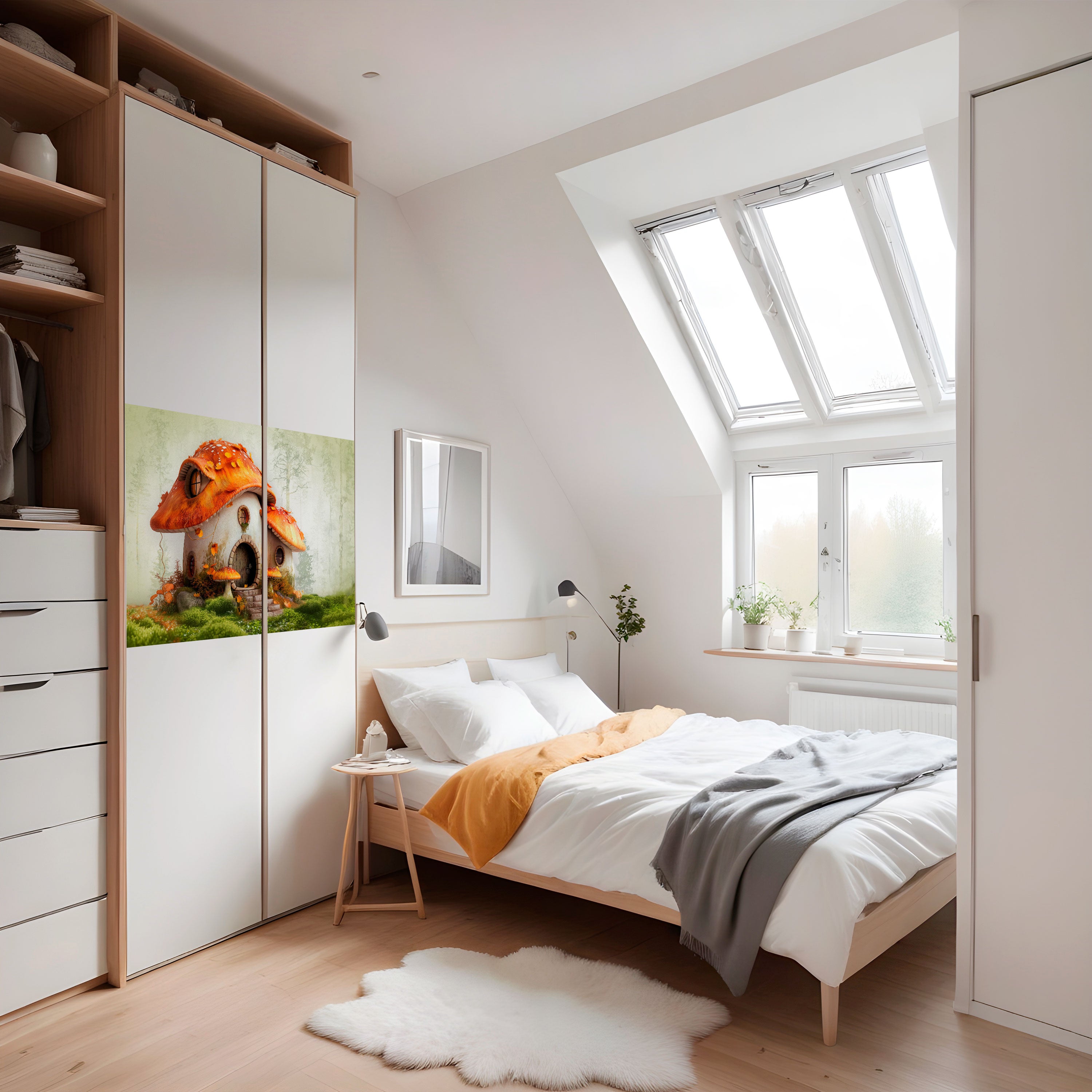 Póster horizontal autoadhesivo de "SETA MÍSTICA"