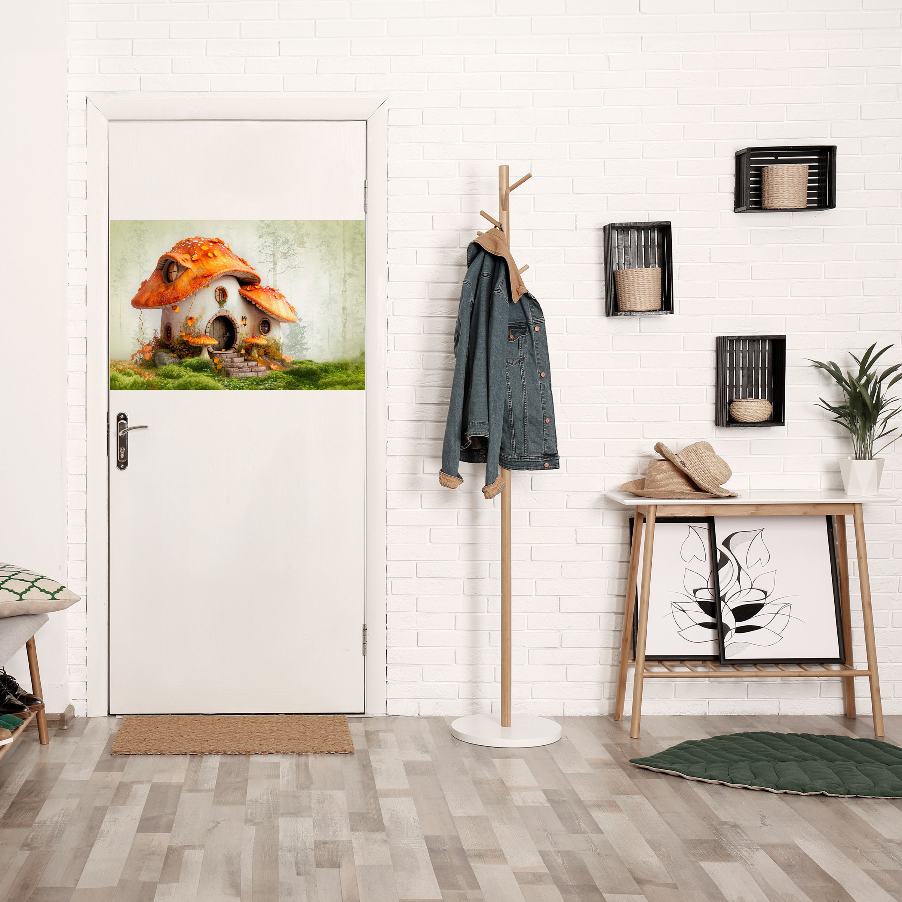 Póster horizontal autoadhesivo de "SETA MÍSTICA"