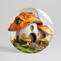 MYSTIC TOADSTOOL Vinilo adhesivo redondo