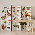 FOREST LESSON 6-Panel Room Divider