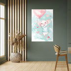 MOUSY FLOW Peel and Stick Vertical Poster