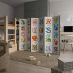 JOYFUL LETTERS 6-Panel Room Divider