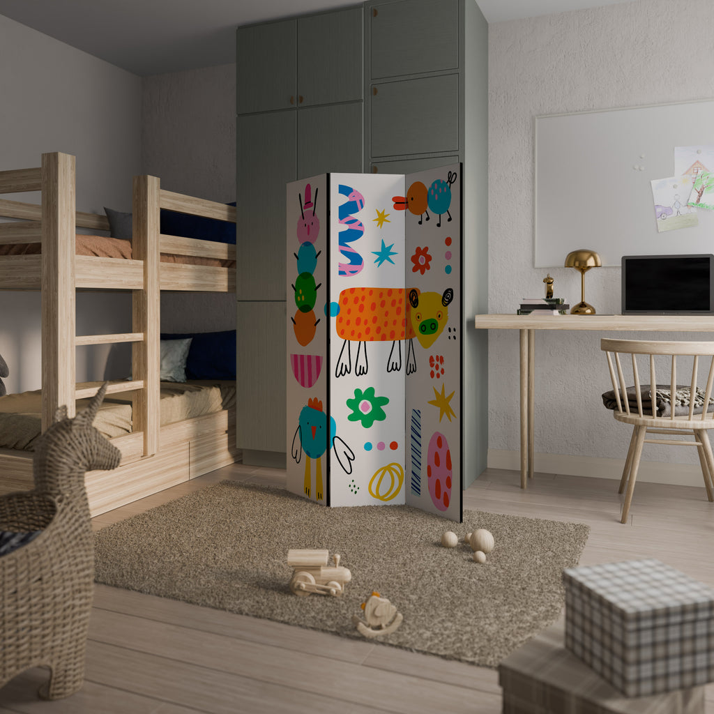 POWER OF IMAGINATION Biombo de 3 paneles