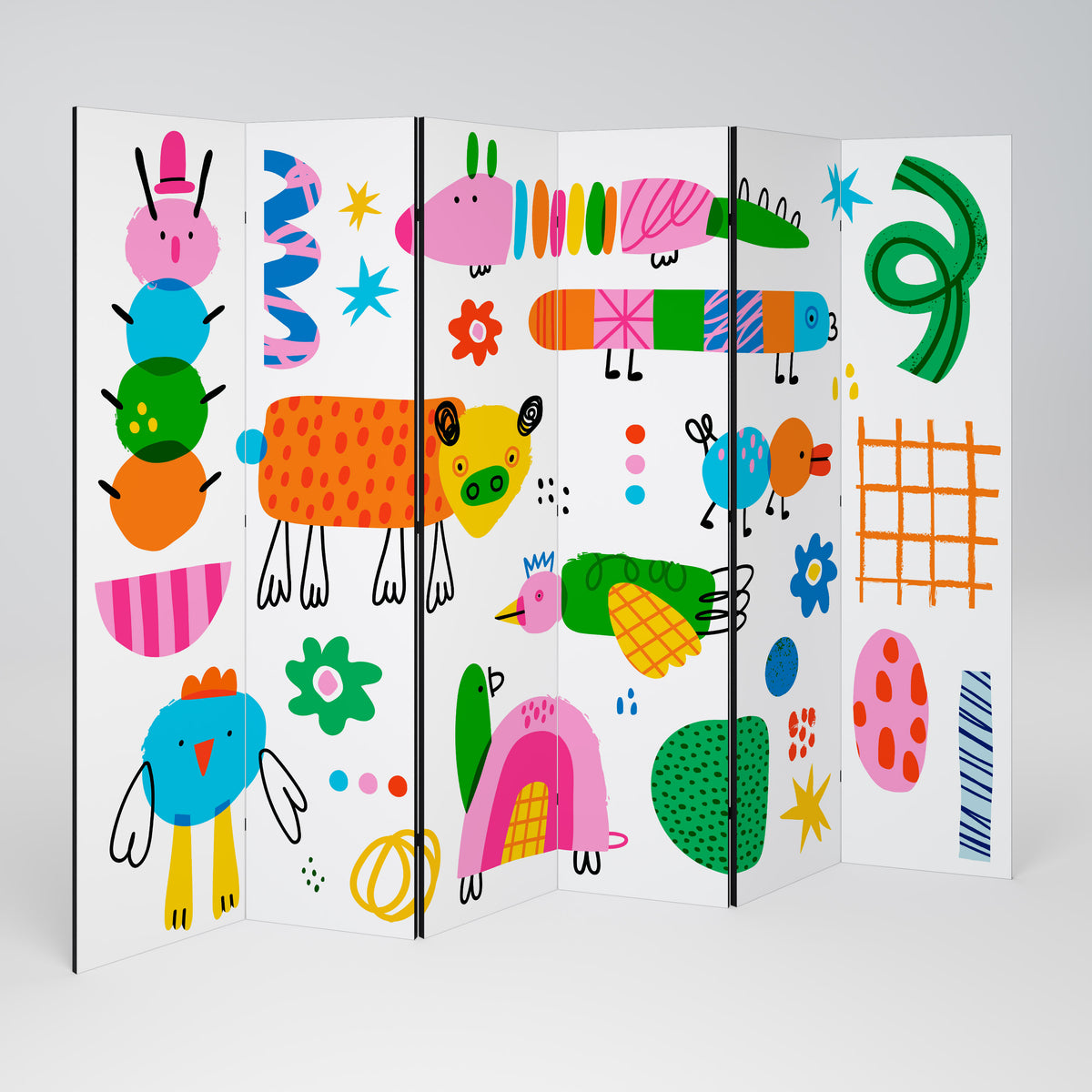 POWER OF IMAGINATION Biombo de 6 paneles