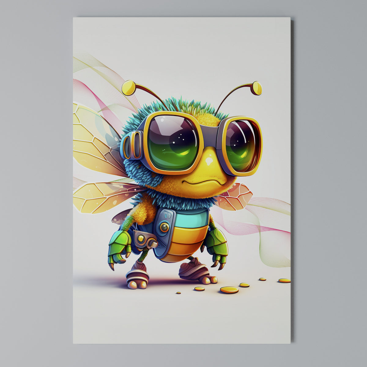 BUZZ BUDDY Cuadro en lienzo vertical