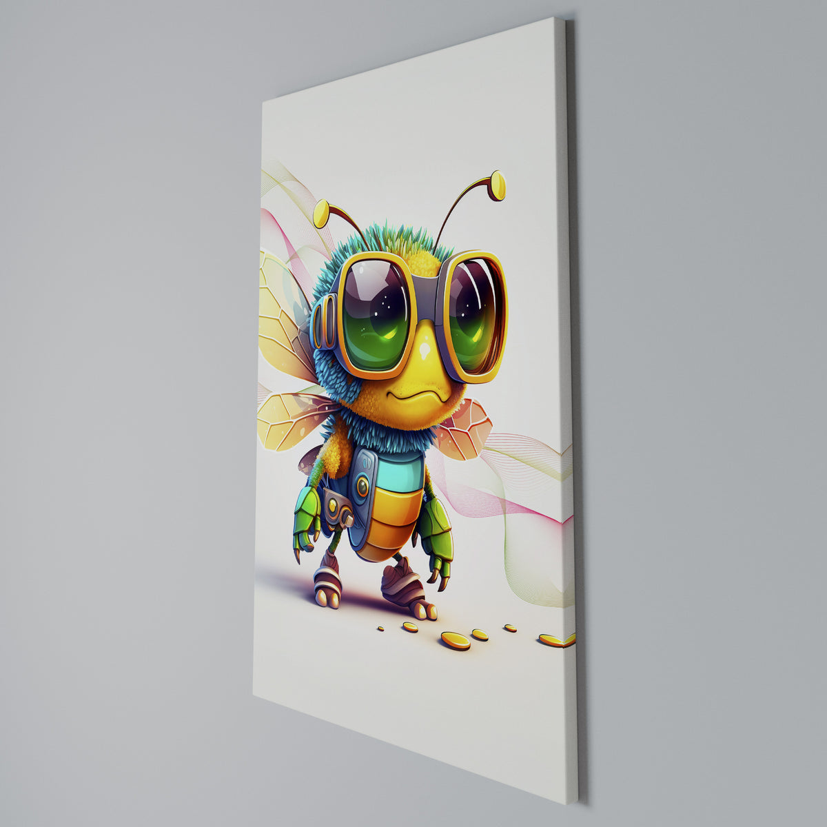 BUZZ BUDDY Cuadro en lienzo vertical