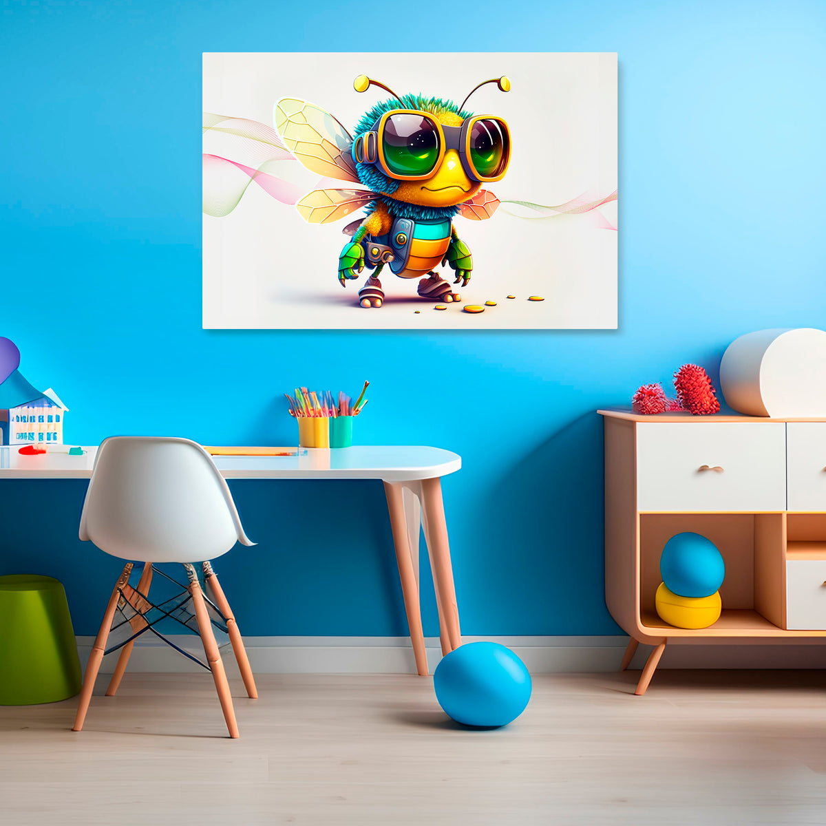 BUZZ BUDDY Cuadro en lienzo horizontal