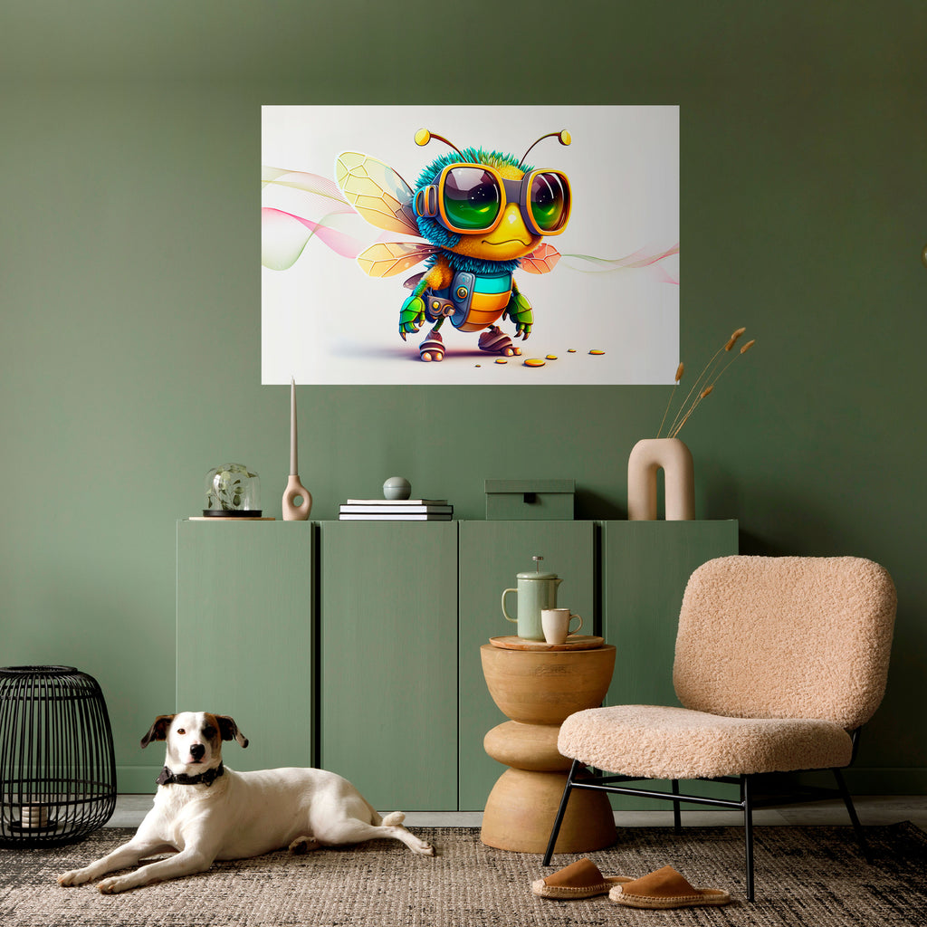 Póster horizontal autoadhesivo BUZZ BUDDY