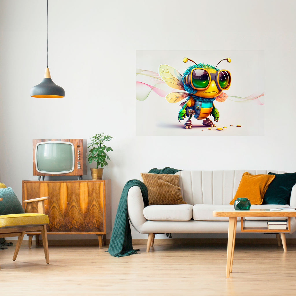 Póster horizontal autoadhesivo BUZZ BUDDY