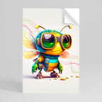 BUZZ BUDDY Peel and Stick Vertical Poster